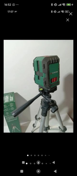 A estrenar Nivel láser de líneas cruzadas Parksid