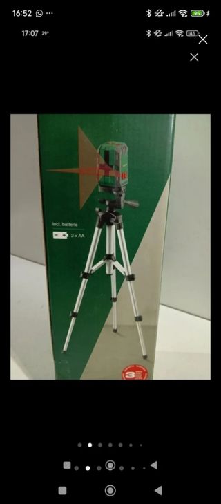 A estrenar Nivel láser de líneas cruzadas Parksid