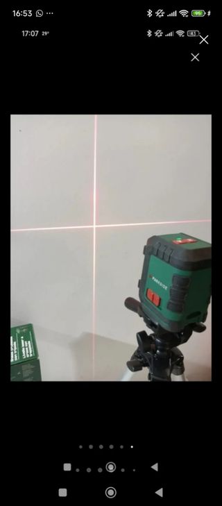 A estrenar Nivel láser de líneas cruzadas Parksid