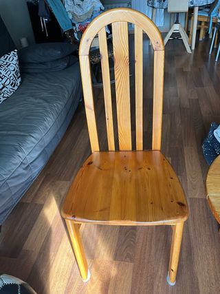 Conjunto 4 Sillas Castellanas Madera