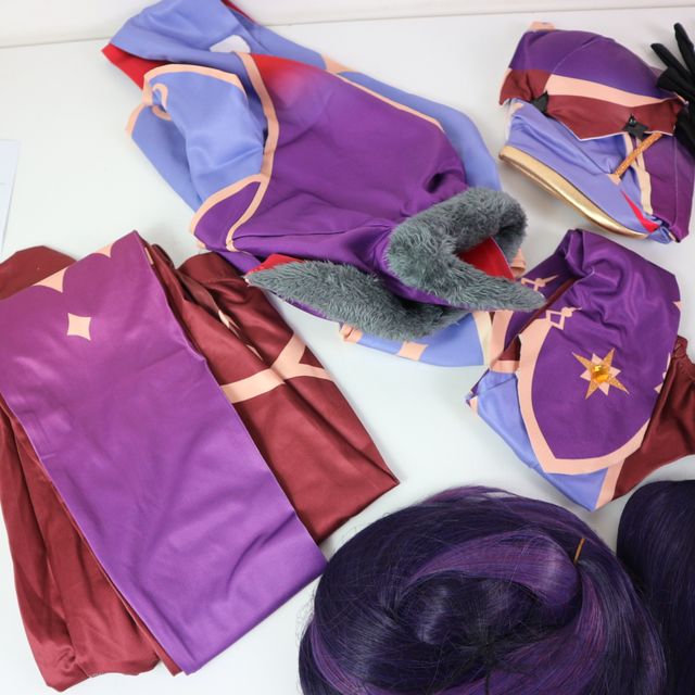 COSTUME COSPLAY PARRUCCA MONA MEGISTUS GENSHIN M