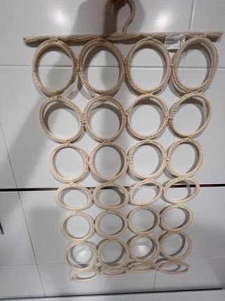 Organizador de pañuelos beige