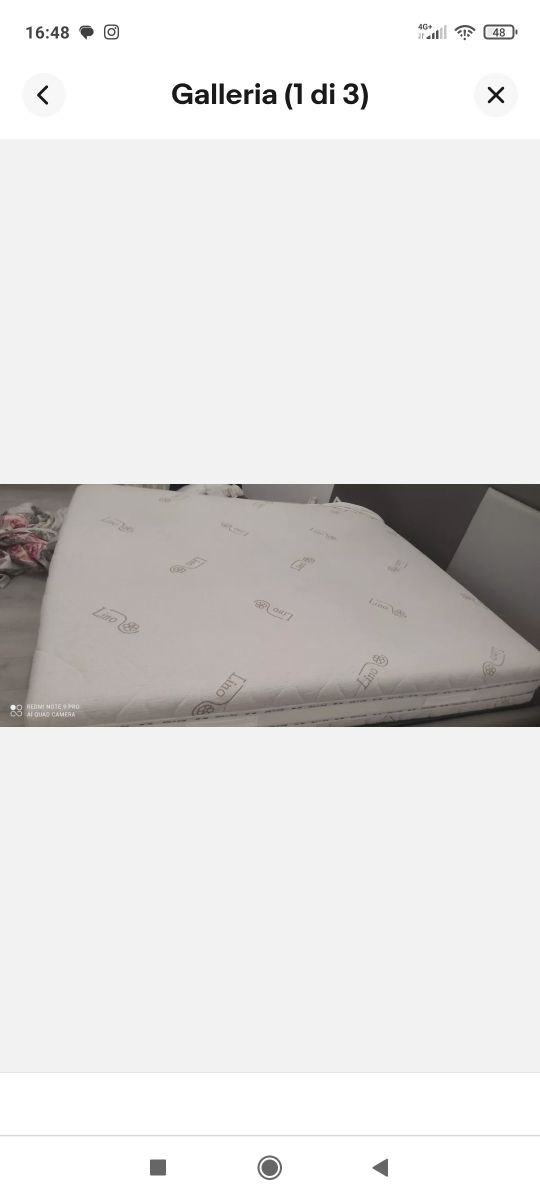 Materasso matrimoniale a molle sfoderabile