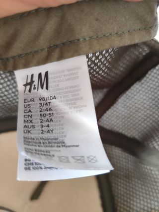 Gorra H&M niño T.98/104 Little Adventurer