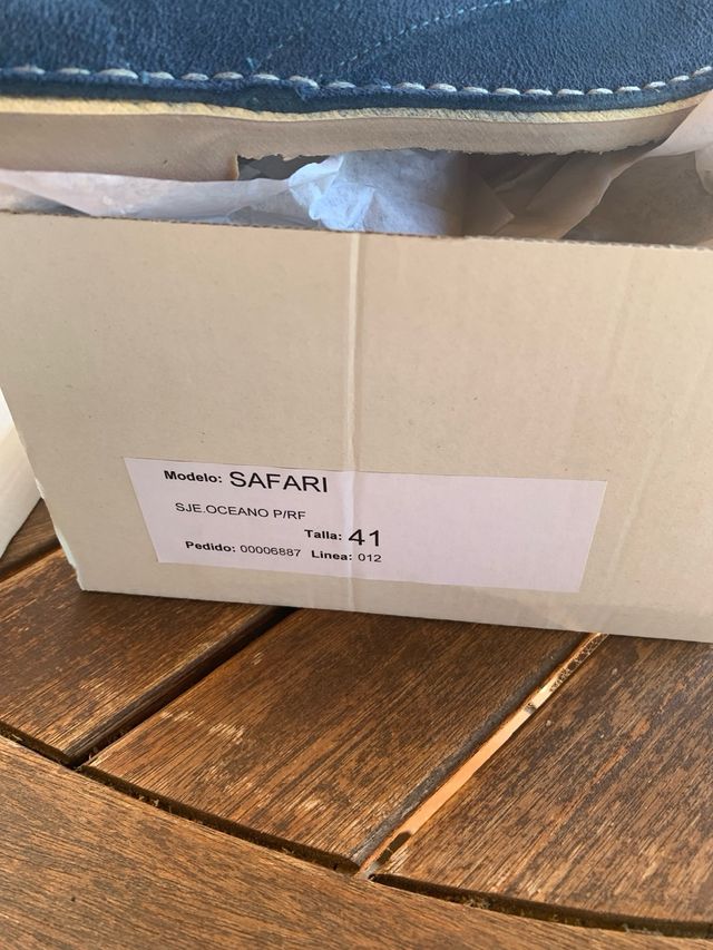 Botas Safari Azul Talla 41