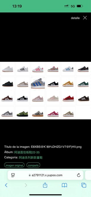 Adidas Niños Rosa y Blanco