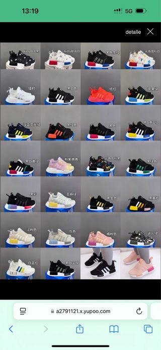 Adidas Niños Rosa y Blanco