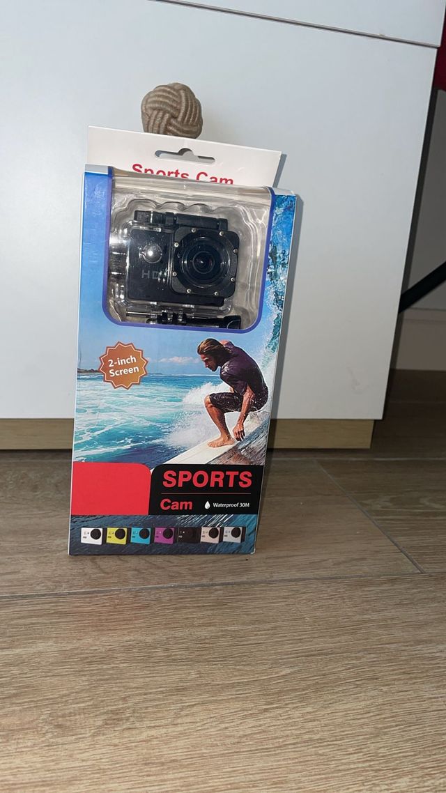 Cámara Deportiva HD 2 Pantalla Impermeable