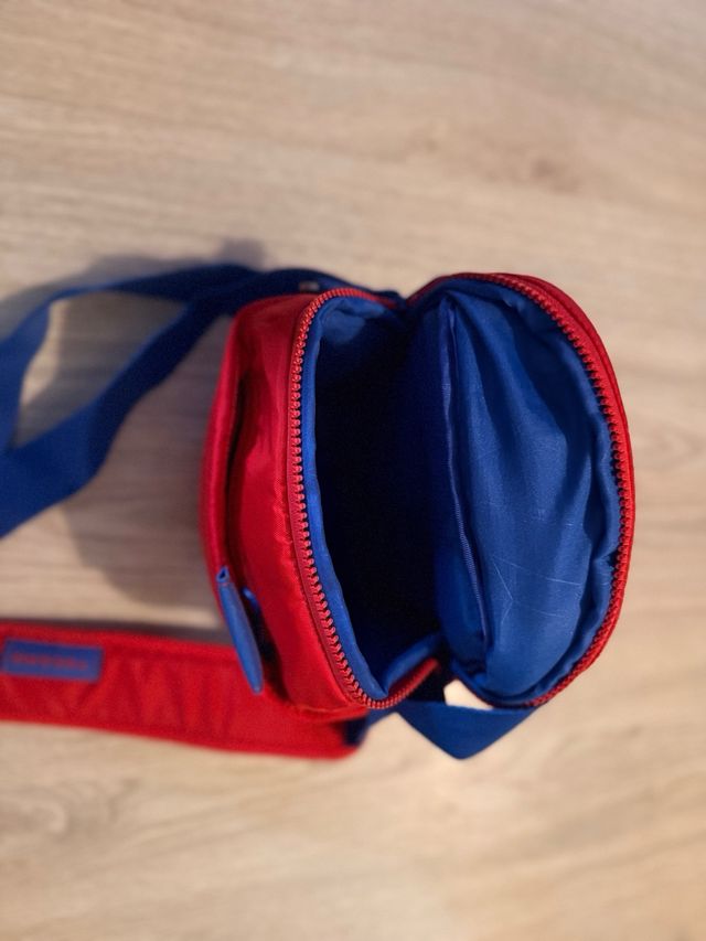 Custodia per fotocamera Tucano rossa e blu