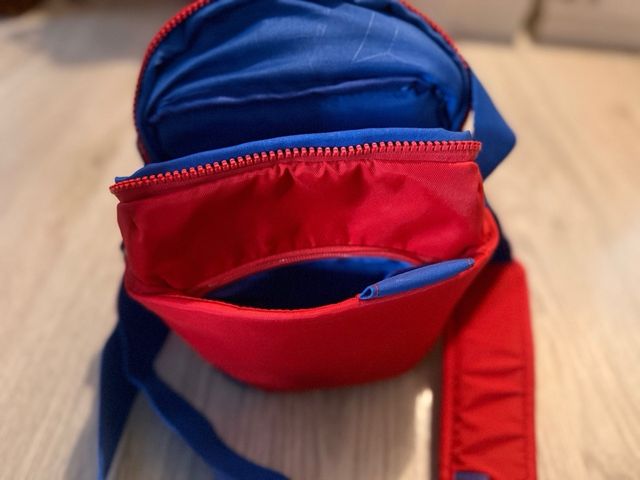 Custodia per fotocamera Tucano rossa e blu