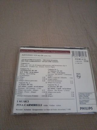 CD Vivaldi Le Quattro Stagioni Philips