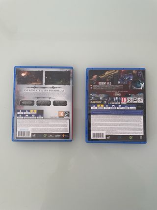 Bloodborne y Resident Evil 3 PS4