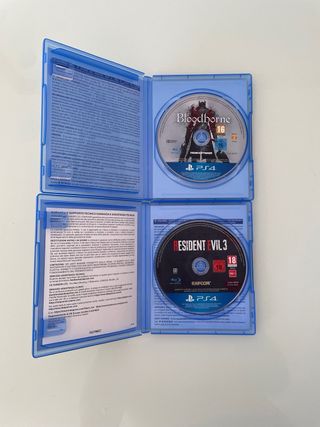 Bloodborne y Resident Evil 3 PS4