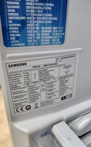 Nevera Combi Samsung
No Frost energía A+