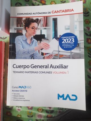 Oposiciones cuerpo general auxiliar cantabria