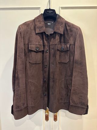 Chaqueta Loewe Ante Marrón
