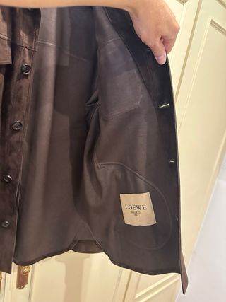 Chaqueta Loewe Ante Marrón