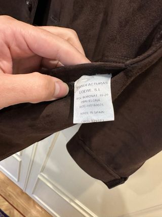 Chaqueta Loewe Ante Marrón
