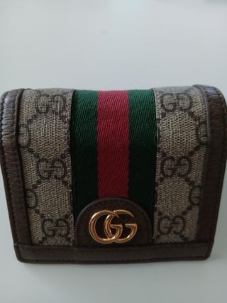 Cartera Gucci Marrón y Verde