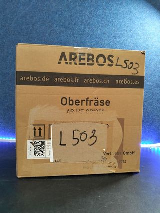 Fresadora Arebos 1200W + 12 brocas + maletín