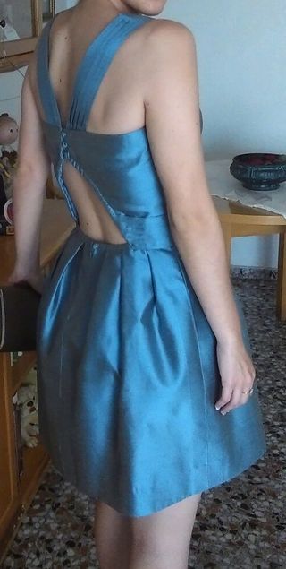 Vestido de fiesta azul