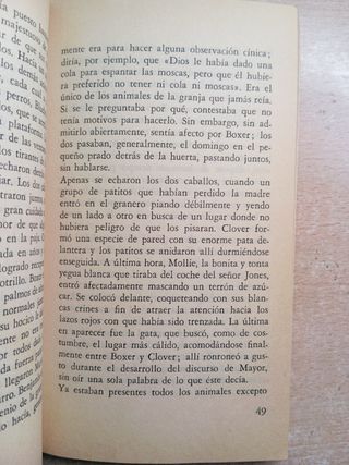 Rebelión en la granja. George Orwell.