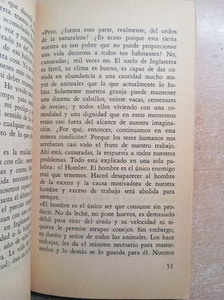 Rebelión en la granja. George Orwell.