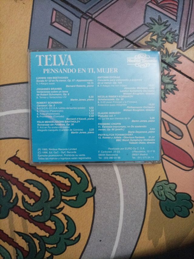 CD Pensando en ti, mujer - Telva