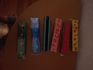 Armoniche con disegni per bambini