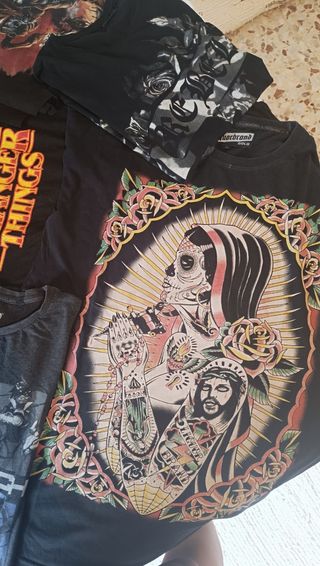 Lote de 8 Camisetas Anime: Stranger Things, Ramms
