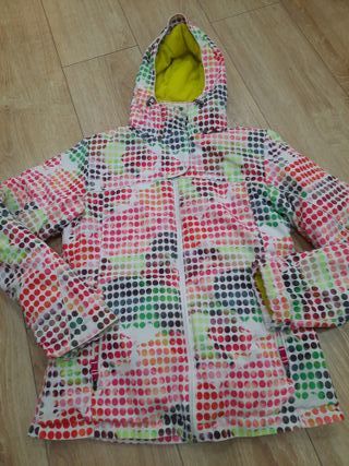 Chubasquero Wedze multicolor con capucha