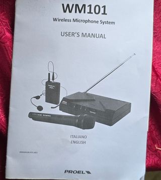 Proel WM101M Radiomicrofono UHF Wireless