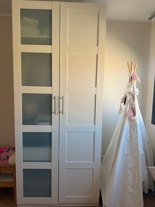 Armario IKEA Blanco Alto Calidad 1mx2.36mx0.50m