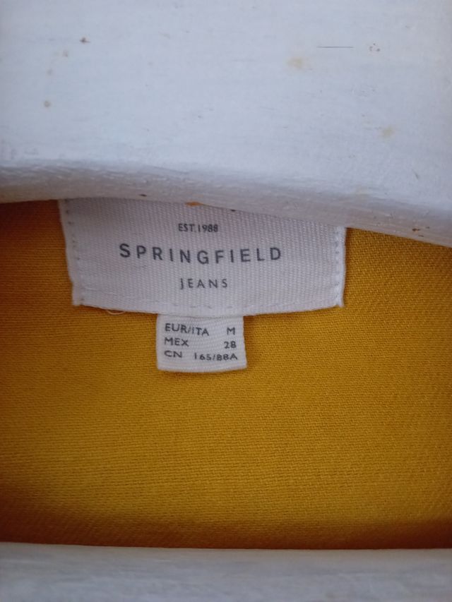 Chaqueta vaquera amarilla