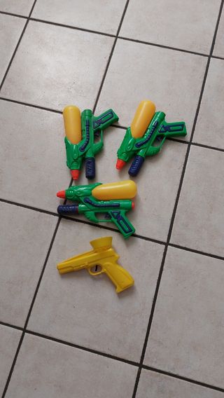 Set 4 pistole giocattolo