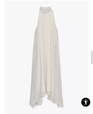 Vestido halter lunares Zara talla M