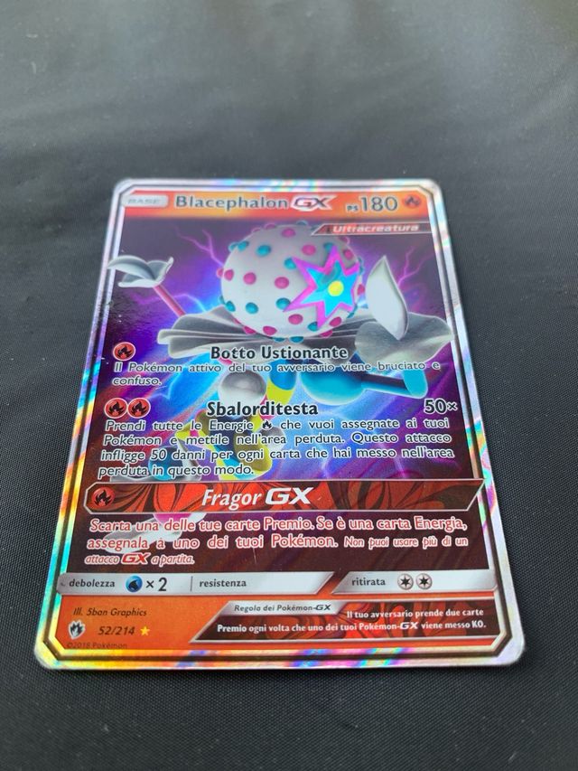 Blacephalon GX 180 PS Ultracreatura Carta Pokémon