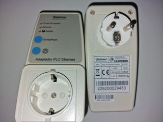 2 Adaptadores PLC Ethernet Comtrend Telefonica