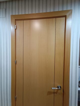Puertas de madera haya.