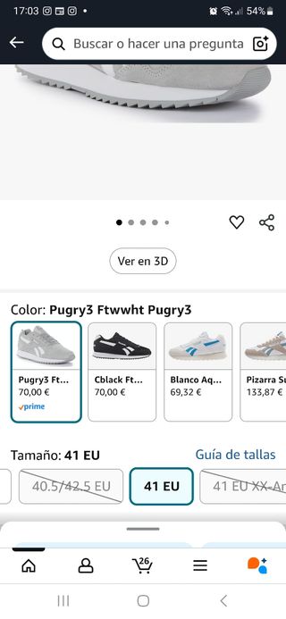 Reebok Glide Zapatillas Beige/Blanco Piel