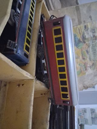 Tren de juguete antiguo, payá