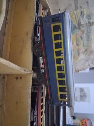 Tren de juguete antiguo, payá