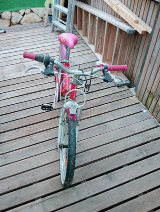 Bicicleta B-Twin Rodado 20 Rosa