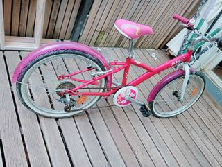 Bicicleta B-Twin Rodado 20 Rosa