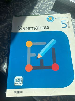 MATEMATICAS 5 PRIMARIA SABER HACER CONTIGO