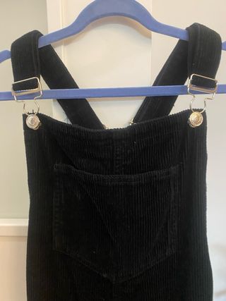 vestido de pana negro marca Denim Co. 