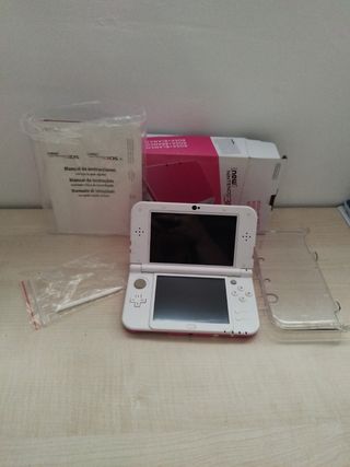 New Nintendo 3DS XL rosa e bianco