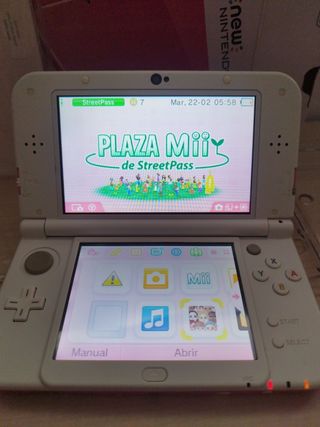 New Nintendo 3DS XL rosa e bianco