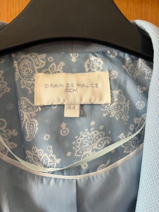 Blazer Celeste Grain de Malice