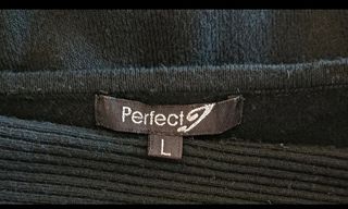 Maglione nero con maniche a palloncino taglia L